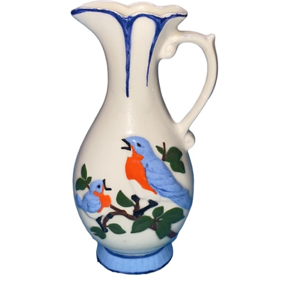 1980 Ceramic‎ Pit her With Birds